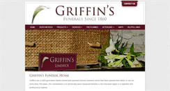 Desktop Screenshot of griffinfunerals.com